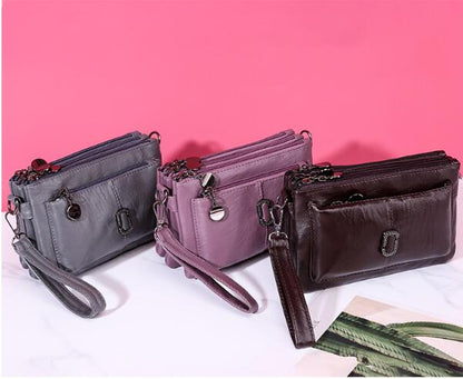 Bolso de hombro simple de gran capacidad con estampado de piel de oveja
